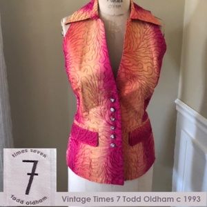 Vintage Times 7 Todd Oldham c 1993 Vest